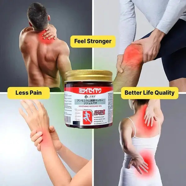 Buy 1 & Get 1 Free: Japanese Instant Pain Relief Gel  Fast Soothing Massage for Joint & Muscle Pain