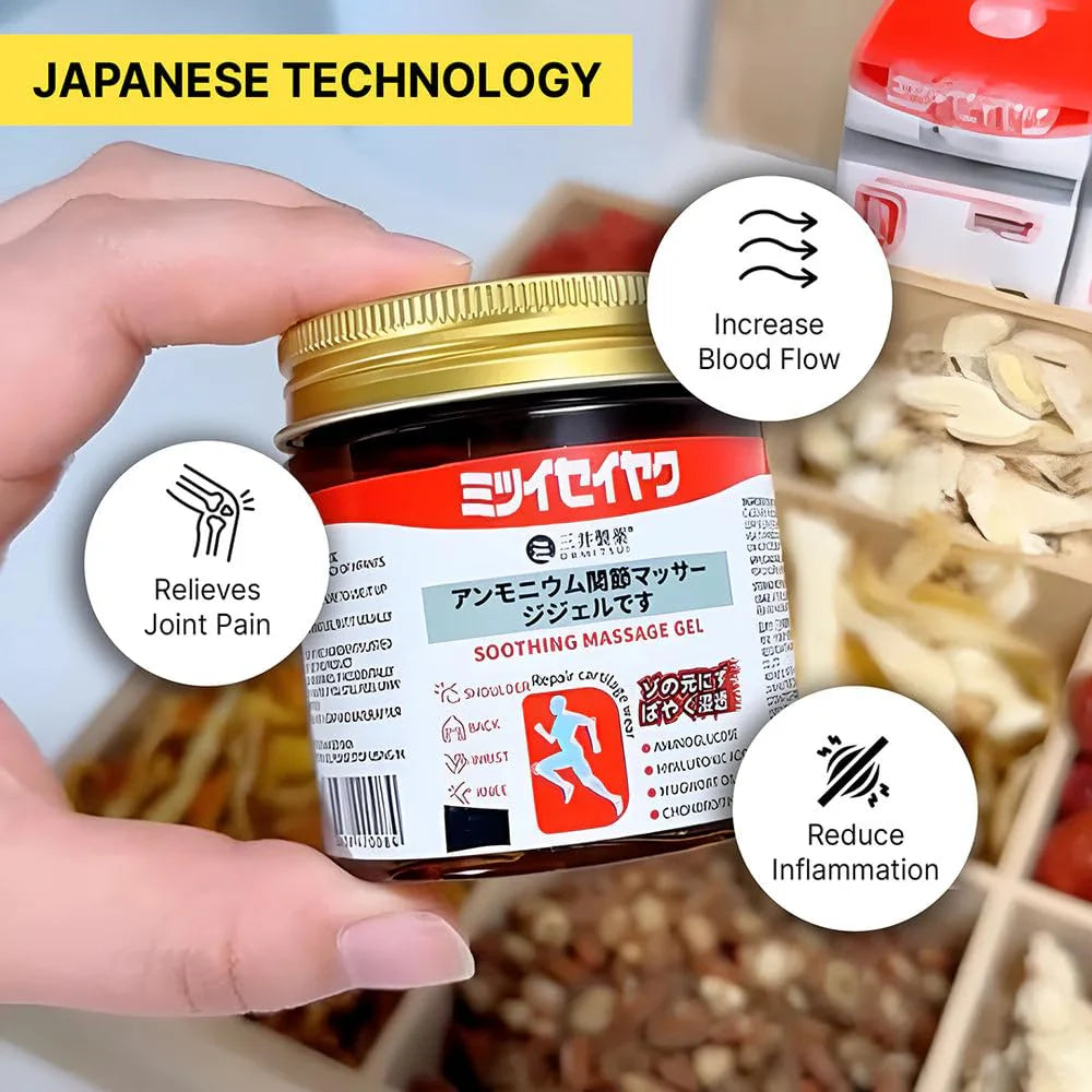 Buy 1 & Get 1 Free: Japanese Instant Pain Relief Gel  Fast Soothing Massage for Joint & Muscle Pain