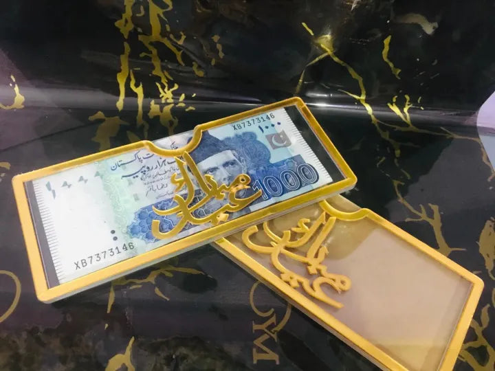 Luxury Acrylic Eidi Envelope – Elegant Eidi Gift Holder for Eid 🌙✨