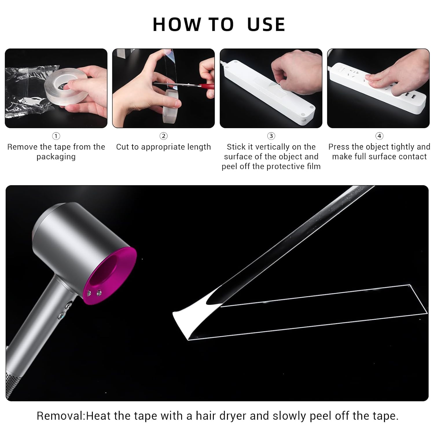 Extra Strong Double Sided Nano Adhesive Tape Heavy Duty Tape for Home & Outdoor Use | Limited Quantity
