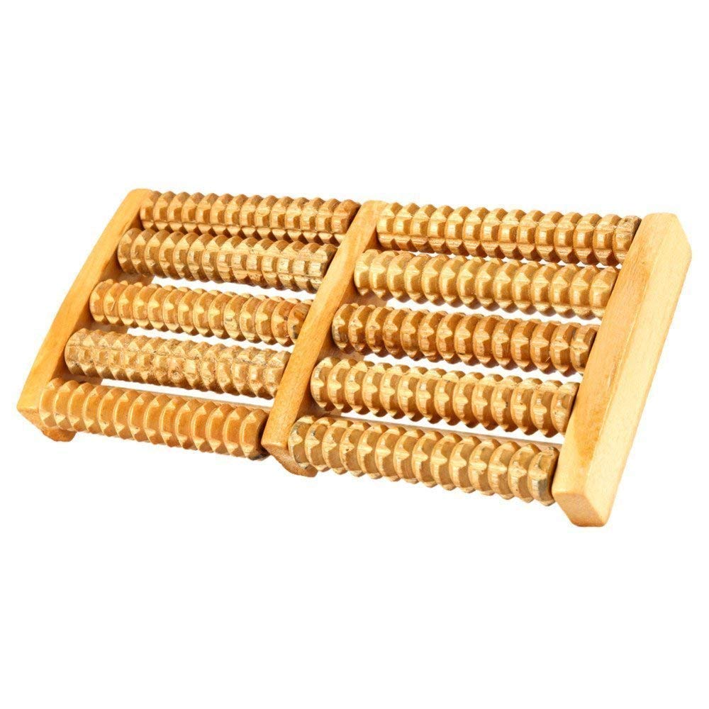 Wooden Foot Massage Roller for Plantar Fasciitis & Heel Pain