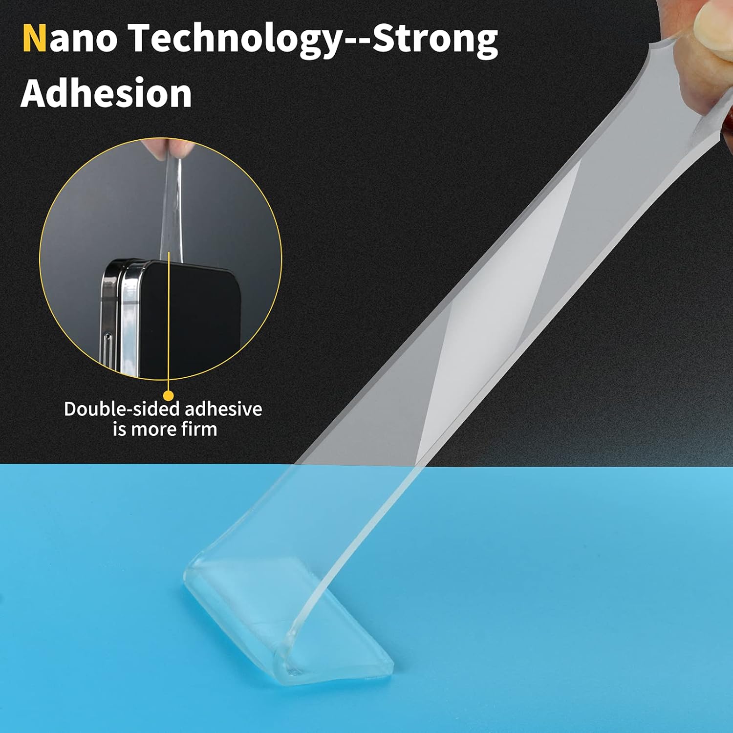 Extra Strong Double Sided Nano Adhesive Tape Heavy Duty Tape for Home & Outdoor Use | Limited Quantity
