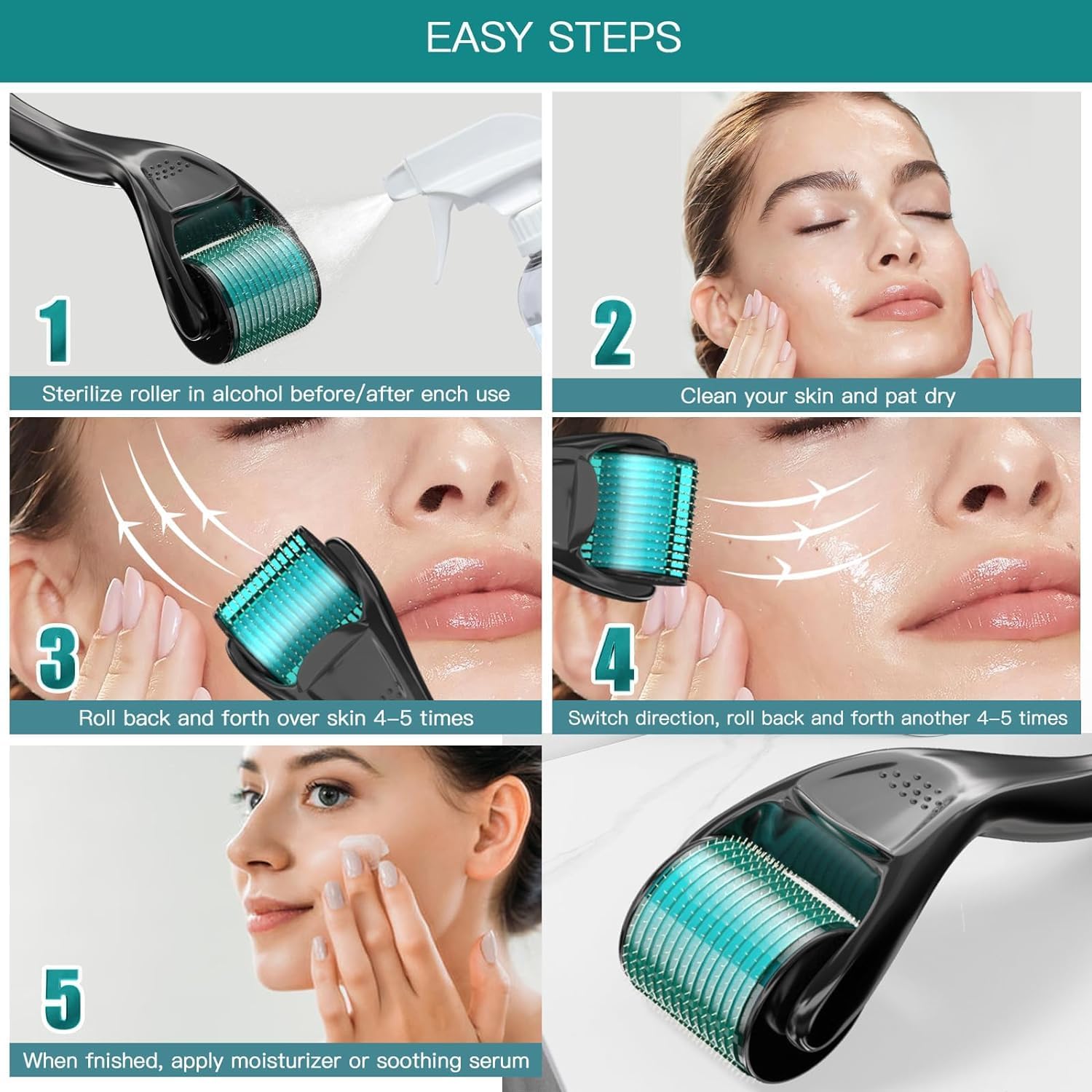 Hair Growth Therapy Derma Roller For Men And Women