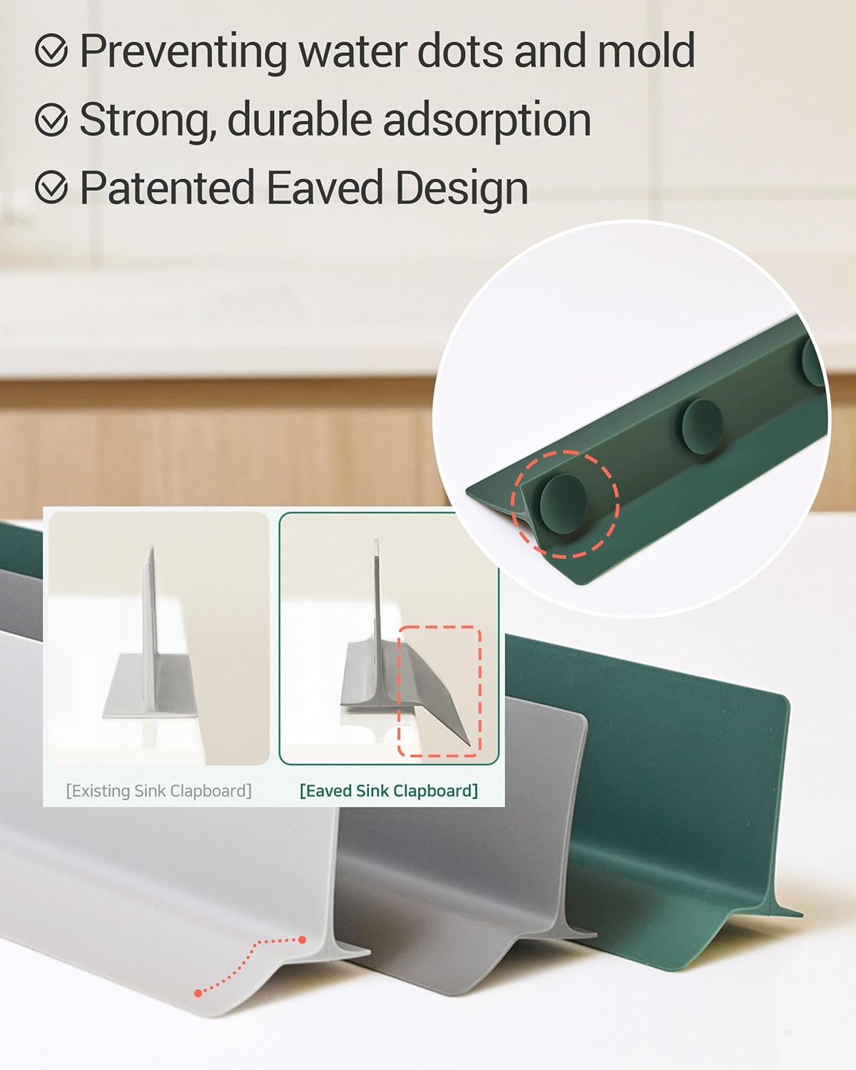 ⚡Premium Silicone Sink Splash Protector – Non-Slip | 50% OFF Today