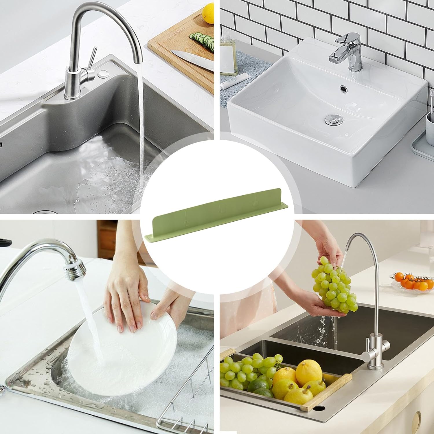 ⚡Premium Silicone Sink Splash Protector – Non-Slip | 50% OFF Today