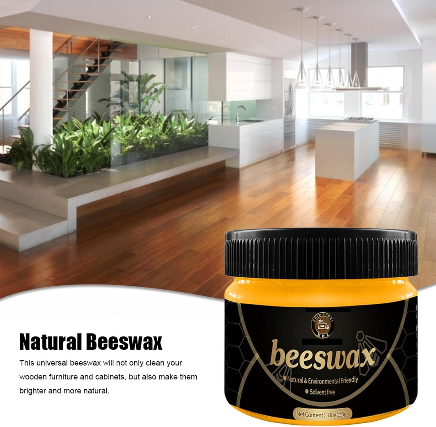 🔥 Best-Selling Beeswax Furniture Polish – Natural Wood Care, Deep Shine & Long-Lasting Protection