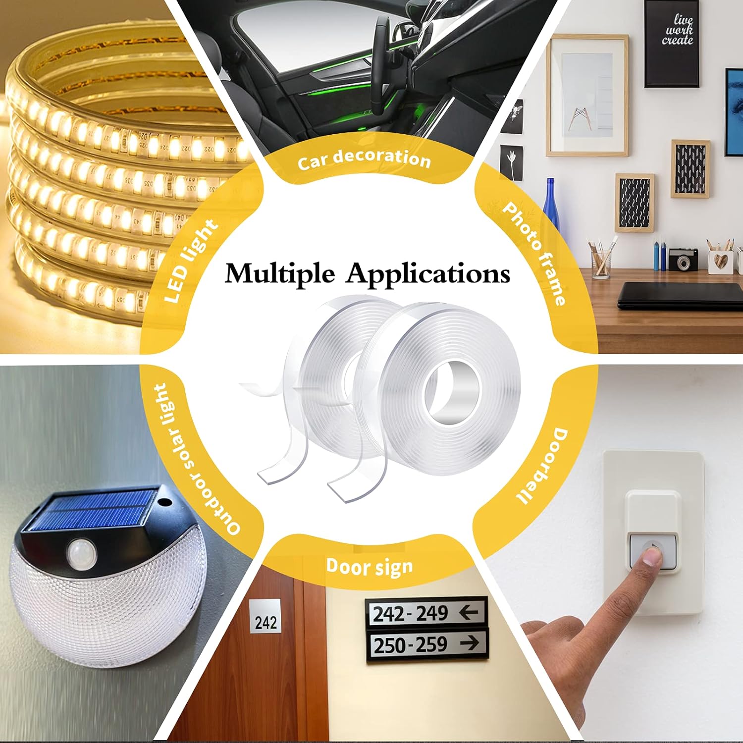 Extra Strong Double Sided Nano Adhesive Tape Heavy Duty Tape for Home & Outdoor Use | Limited Quantity