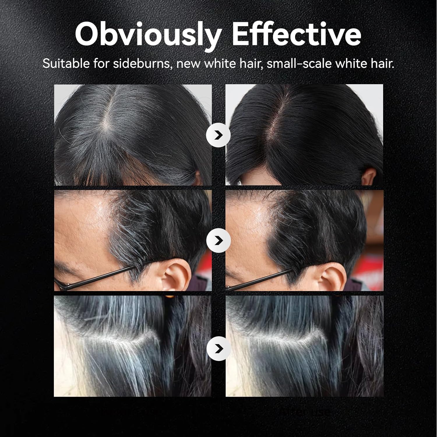 Hair Color Comb Stick – Waterproof Gray & White Hair Cover