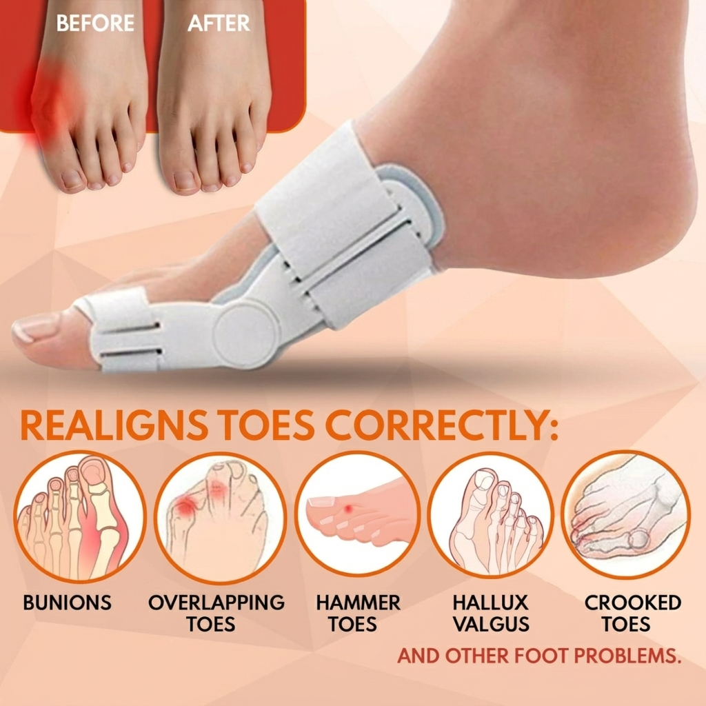 Bunion Toe Corrector – Instant Pain Relief & Realignment While You Walk