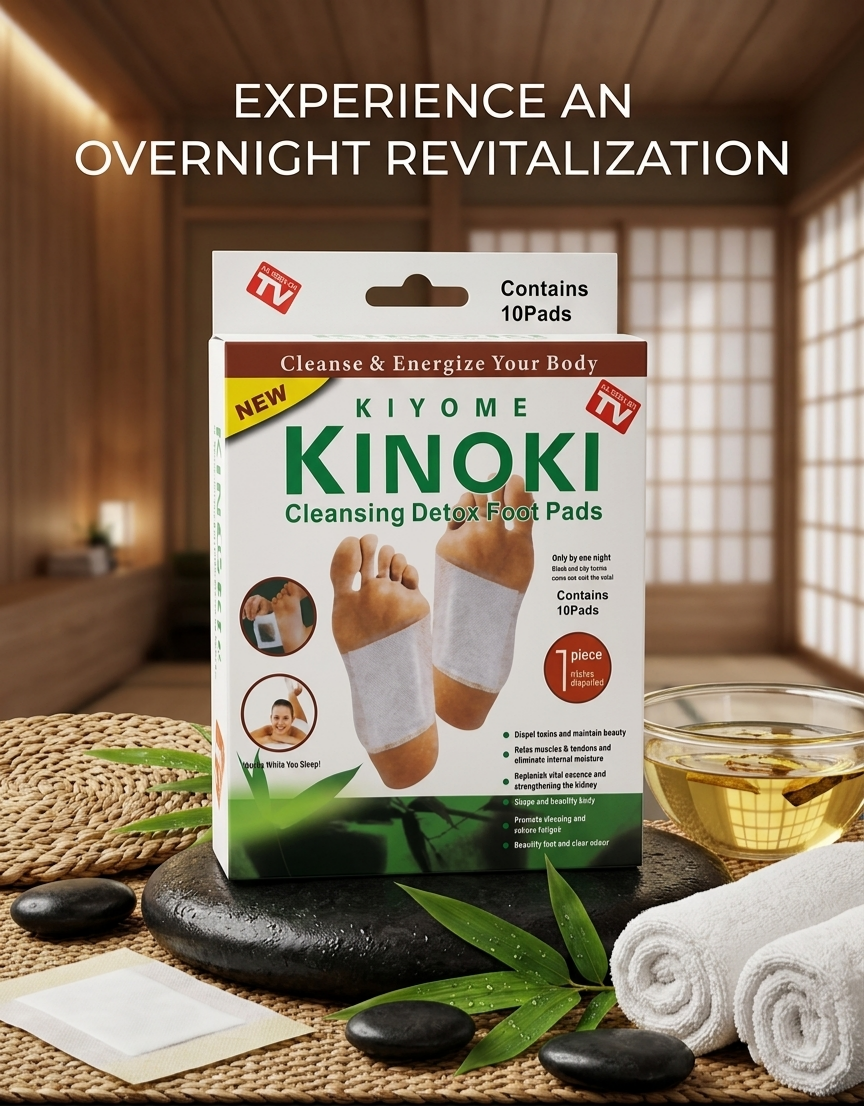 ONLY A FEW LEFT! Detox Foot Pads with Bamboo Vinegar  10 Piece  – Powerful Overnight Toxin Cleanse for Relaxation, Energy Boost & Deeper Sleep