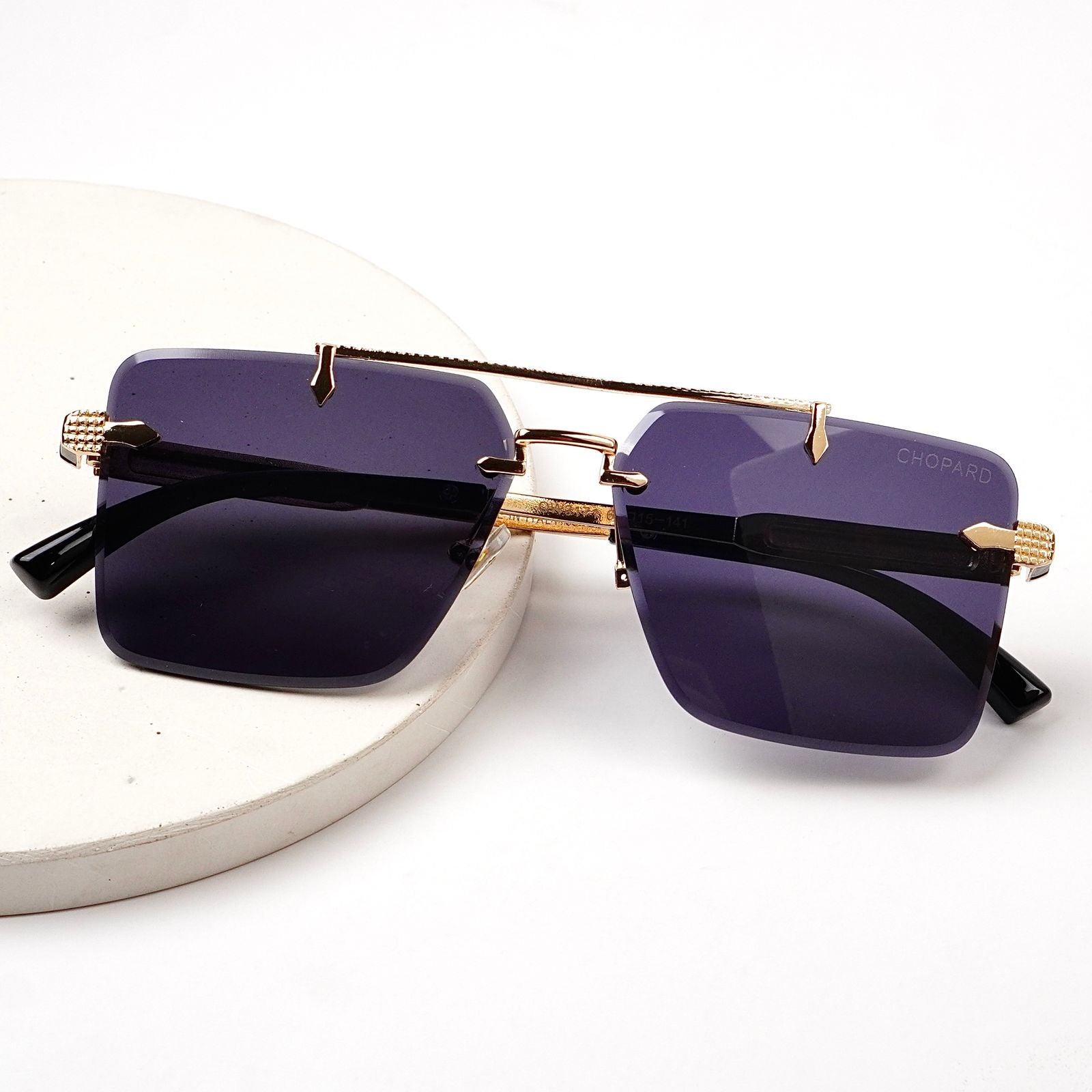 2-in-1 Premium Rimless Sunglasses | Ultra-Lightweight Luxury Shades with Dual Tint for Men & Women in Pakistan