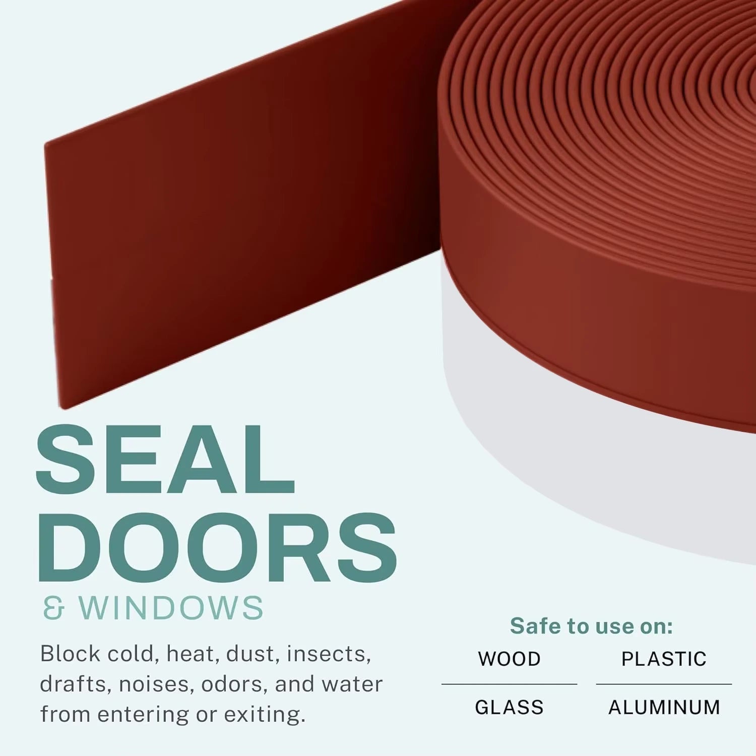 Stop Drafts Instantly: 5M Weatherstripping Door Seal Tape for Energy Savings