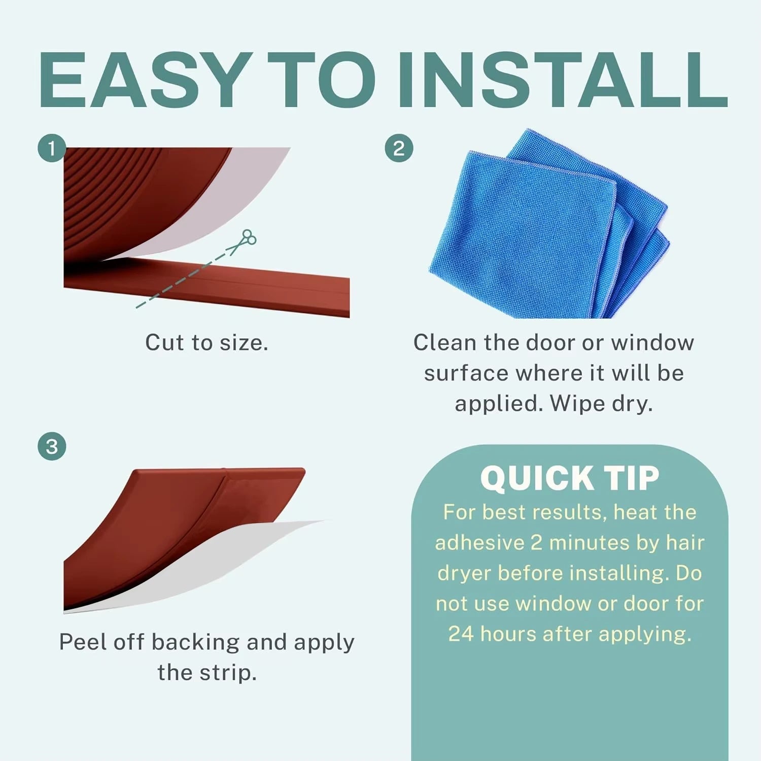 Stop Drafts Instantly: 5M Weatherstripping Door Seal Tape for Energy Savings